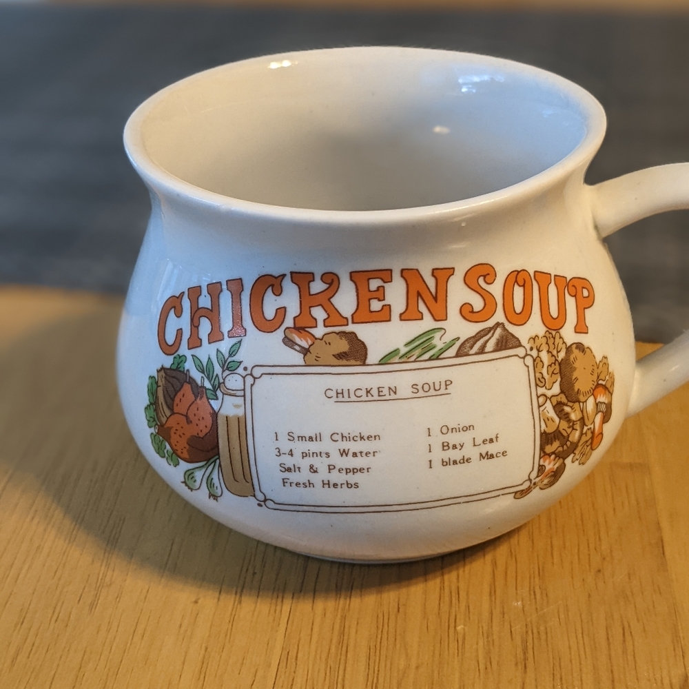 Chicken soup mug